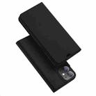 For iPhone 12 mini DUX DUCIS Skin Pro Series Horizontal Flip PU + TPU Leather Case, with Holder & Card Slots(Black) - 1