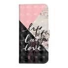For iPhone 16 Oil Embossed 3D Drawing Leather Phone Case(Stitching Marble) - 2
