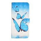 For iPhone 16 Oil Embossed 3D Drawing Leather Phone Case(3 Butterflies) - 2