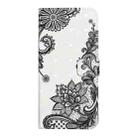 For iPhone 16 Oil Embossed 3D Drawing Leather Phone Case(Lace Flower) - 2