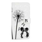For iPhone 16 Oil Embossed 3D Drawing Leather Phone Case(Couple Dandelion) - 2