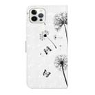 For iPhone 16 Pro Max Oil Embossed 3D Drawing Leather Phone Case(Couple Dandelion) - 3