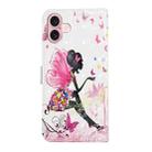 For iPhone 17 Oil Embossed 3D Drawing Leather Phone Case(Flower Fairy) - 3