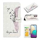For iPhone 17 Oil Embossed 3D Drawing Leather Phone Case(Feather) - 1