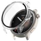 For Amazfit Balance A2286 PC + Tempered Film Integrated Watch Protective Case(Transparent White) - 1
