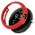 For Google Pixel Watch 2 Half Pack Hollow PC Watch Protective Case(Red) - 1