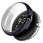 For Google Pixel Watch 2 Full Coverage TPU Electroplated Watch Protective Case(Midnight Blue) - 1