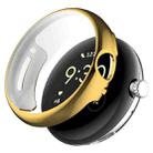 For Google Pixel Watch 2 Full Coverage TPU Electroplated Watch Protective Case(Gold) - 1