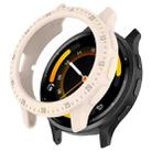 For Garmin Venu 3S Half Pack Hollow TPU Armor Watch Protective Case(Starlight Color) - 1