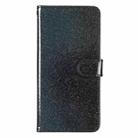 For Motorola Edge 50 Glitter Powder Flip Leather Phone Case(Black) - 2