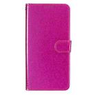 For Motorola Moto G85 Glitter Powder Flip Leather Phone Case(Rose Red) - 2