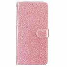 For Motorola Moto G85 Glitter Powder Flip Leather Phone Case(Rose Gold) - 2