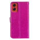 For Motorola Moto G Stylus 5G 2024 Glitter Powder Flip Leather Phone Case(Rose Red) - 3