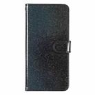 For Motorola Moto G55 Glitter Powder Flip Leather Phone Case(Black) - 2