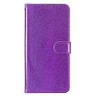 For Motorola Moto G55 Glitter Powder Flip Leather Phone Case(Purple) - 2