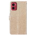 For Motorola Moto G05 Glitter Powder Flip Leather Phone Case(Gold) - 3