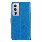 For OPPO A3 Pro Glitter Powder Flip Leather Phone Case(Blue) - 3