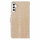 For Samsung Galaxy A16 5G Glitter Powder Flip Leather Phone Case(Gold) - 3