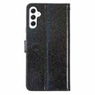 For Samsung Galaxy A26 5G Glitter Powder Flip Leather Phone Case(Black) - 3