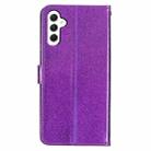 For Samsung Galaxy A26 5G Glitter Powder Flip Leather Phone Case(Purple) - 3