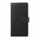 For Honor X6b PU Genuine Leather Texture Embossed Line Phone Case(Black) - 2