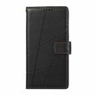 For Honor X60i PU Genuine Leather Texture Embossed Line Phone Case(Black) - 2