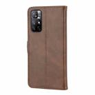 For Xiaomi Redmi Note 12S Embossed Happy Cat Pattern Flip Leather Phone Case(Brown) - 3