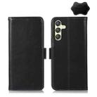 For Xiaomi 14 Magnetic Crazy Horse Texture Genuine Leather RFID Phone Case(Black) - 1