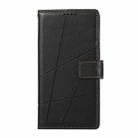 For OPPO A3 4G / 5G Global / A3X 4G / 5G India PU Genuine Leather Texture Embossed Line Phone Case(Black) - 2