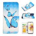 For Motorola Moto G73 Oil Embossed 3D Drawing Leather Phone Case(3 Butterflies) - 1