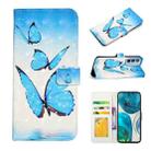 For Motorola Moto G52 Oil Embossed 3D Drawing Leather Phone Case(3 Butterflies) - 1