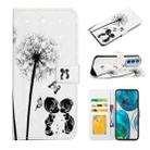 For Motorola Moto G52 Oil Embossed 3D Drawing Leather Phone Case(Couple Dandelion) - 1