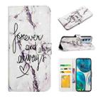 For Motorola Moto G52 Oil Embossed 3D Drawing Leather Phone Case(Words Marble) - 1