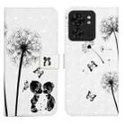 For Motorola Edge 40 Oil Embossed 3D Drawing Leather Phone Case(Couple Dandelion) - 1