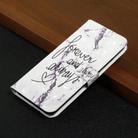 For Motorola Edge 50 Fusion Oil Embossed 3D Drawing Leather Phone Case(Words Marble) - 2