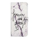 For Motorola Edge 50 Fusion Oil Embossed 3D Drawing Leather Phone Case(Words Marble) - 3