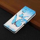 For Motorola Edge 50 5G Oil Embossed 3D Drawing Leather Phone Case(3 Butterflies) - 2