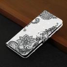 For Motorola Edge 50 5G Oil Embossed 3D Drawing Leather Phone Case(Lace Flower) - 2