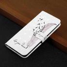 For Motorola Edge 50 5G Oil Embossed 3D Drawing Leather Phone Case(Feather) - 2