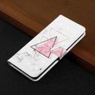 For Motorola Edge 50 Pro Oil Embossed 3D Drawing Leather Phone Case(Triangular Marble) - 2