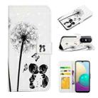 For Xiaomi Redmi 9A Oil Embossed 3D Drawing Leather Phone Case(Couple Dandelion) - 1