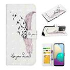 For Xiaomi Redmi 10 Oil Embossed 3D Drawing Leather Phone Case(Feather) - 1