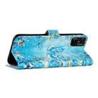 For Xiaomi Redmi 10C Oil Embossed 3D Drawing Leather Phone Case(Blue Butterflies) - 5