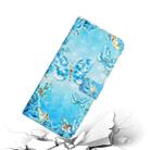 For Xiaomi Redmi 10C Oil Embossed 3D Drawing Leather Phone Case(Blue Butterflies) - 6