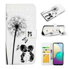 For Xiaomi Redmi Note 9 Pro Oil Embossed 3D Drawing Leather Phone Case(Couple Dandelion) - 1