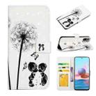 For Xiaomi Redmi Note 10 Oil Embossed 3D Drawing Leather Phone Case(Couple Dandelion) - 1