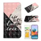 For Xiaomi Redmi Note 10 Pro Oil Embossed 3D Drawing Leather Phone Case(Stitching Marble) - 1