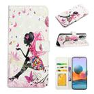 For Xiaomi Redmi Note 10 Pro Oil Embossed 3D Drawing Leather Phone Case(Flower Fairy) - 1