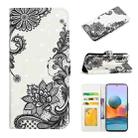 For Xiaomi Redmi Note 10 Pro Oil Embossed 3D Drawing Leather Phone Case(Lace Flower) - 1