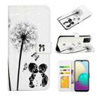 For Xiaomi 11T / 11T Pro Oil Embossed 3D Drawing Leather Phone Case(Couple Dandelion) - 1